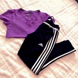 Adidas Joggers (Child Size M)